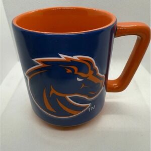 Boise State Broncos Coffee Cup Mug 3D Blue Orange